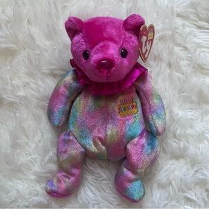 TY Beanie Babies “January” Birthday Month Bear Plush